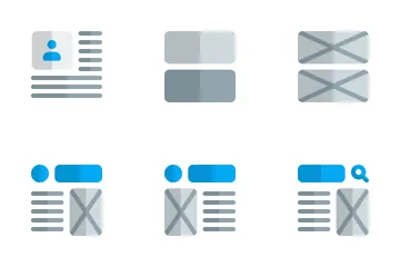 Wireframe Vol 4 Icon Pack