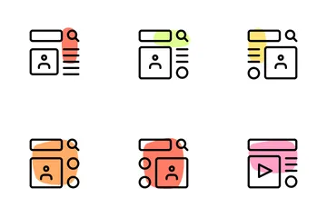 Wireframe Vol 4 Icon Pack