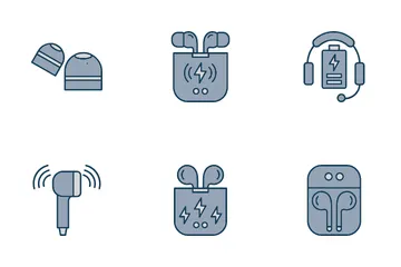 Wireless Audio Icon Pack