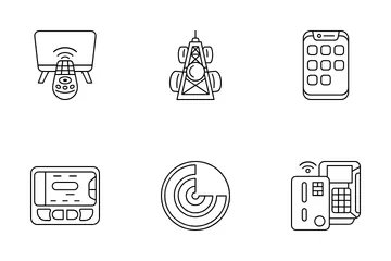 Wireless Communication Icon Pack