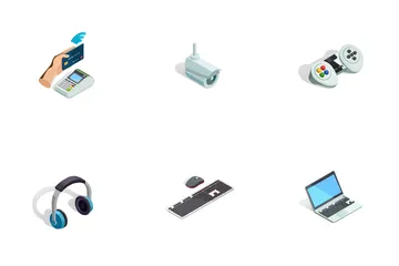 Wireless Digital Accessories Icon Pack