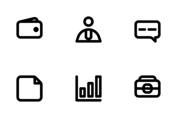 Geschäft und Management Symbolpack