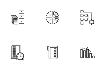 Geschäft und Unternehmen Symbolpack