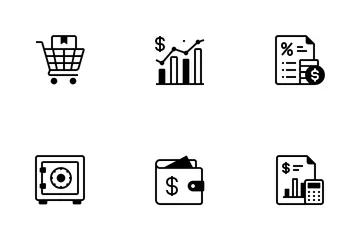 Unternehmensfinanzierung Symbolpack