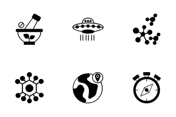 Wissenschaft und Technik Symbolpack