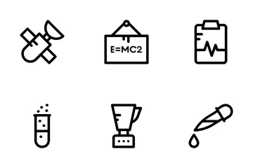 Wissenschaft und Technik Symbolpack