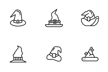 Witch Hat Icon Pack