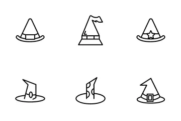 Witch Hat Icon Pack