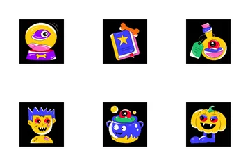 Witch Stickers Icon Pack