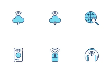 WLAN und Internet Symbolpack