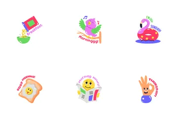Tage der Woche Symbolpack