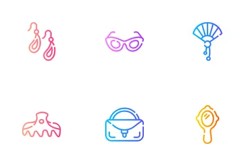 Woman Accessories Icon Pack