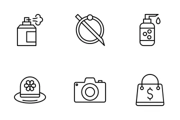 Woman Accessories Icon Pack