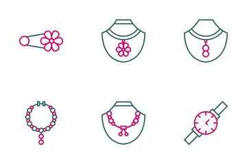 Woman Accessories Icon Pack