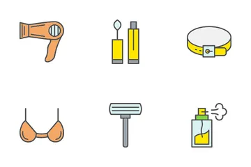 Woman Accessories Icon Pack