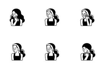 Woman And Beauty Icon Pack