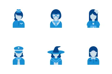Woman Avatar Icon Pack