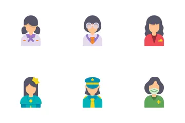 Woman Avatar Icon Pack