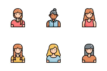 Woman Avatar Icon Pack