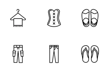 Woman Clothing Icon Pack