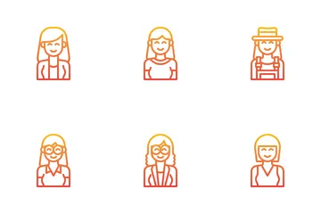 Women Avatar Icon Pack