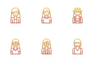 Women Avatar Icon Pack