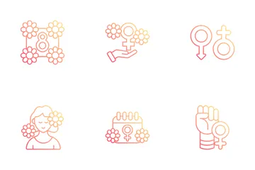 Women Day Icon Pack