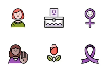 Women Day Icon Pack