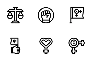 Women Day Icon Pack