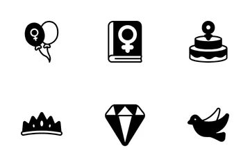 Women Day Icon Pack