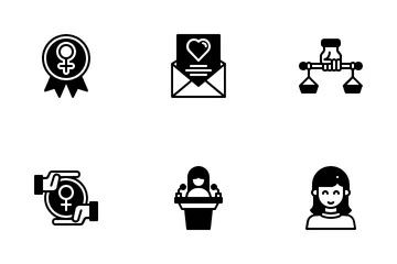 Women Days Icon Pack