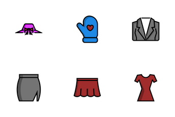 Women's Clothing Icon Pack