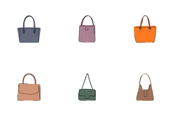 Women's Bag Collection Icon Pack