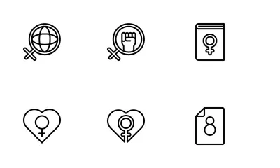 Women's Day Icon Pack