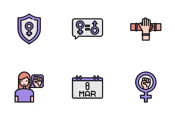 Womens Day Icon Pack