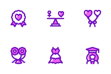 Womens Day Icon Pack