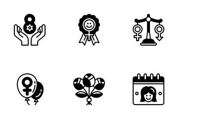 Women's Day Icon Pack