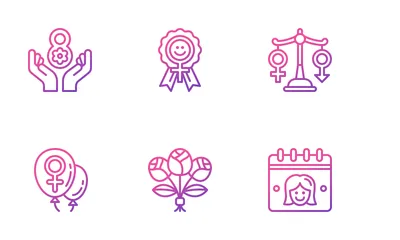 Women's Day Icon Pack