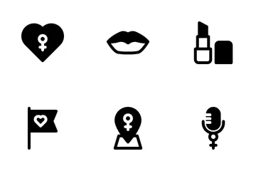 Womens Day Icon Pack