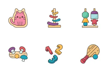 Wooden Toys Icon Pack
