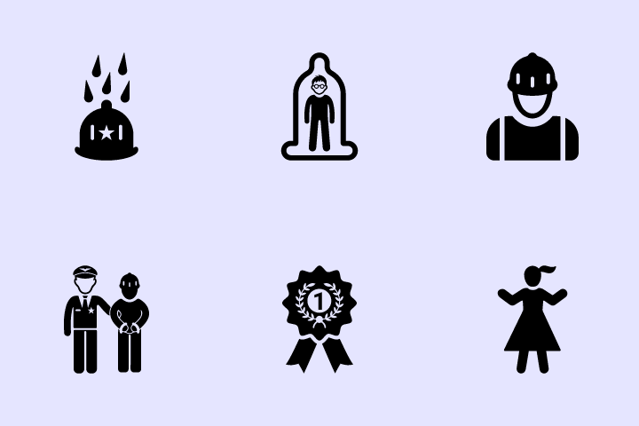 Analysing - Free people icons