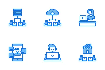 Work At Home Icon Pack