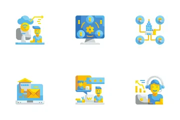 Work At Home Icon Pack