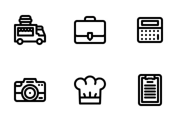 Work Equipment Icon Pack