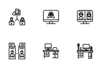 Work From Home Icon Pack Icon Pack