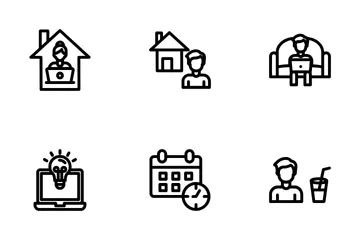 Work From Home Icon Pack