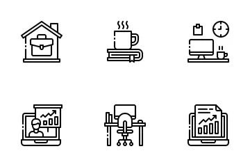 Work From Home Icon Pack