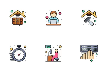 Work From Home Icon Pack