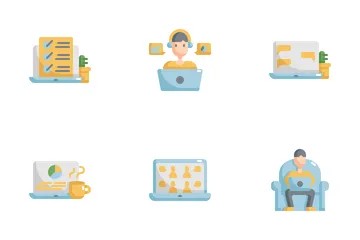 Work From Home Icon Pack