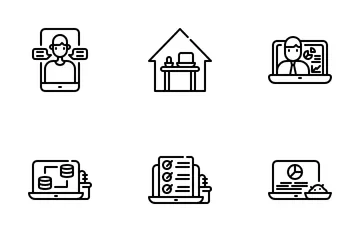 Work From Home Icon Pack